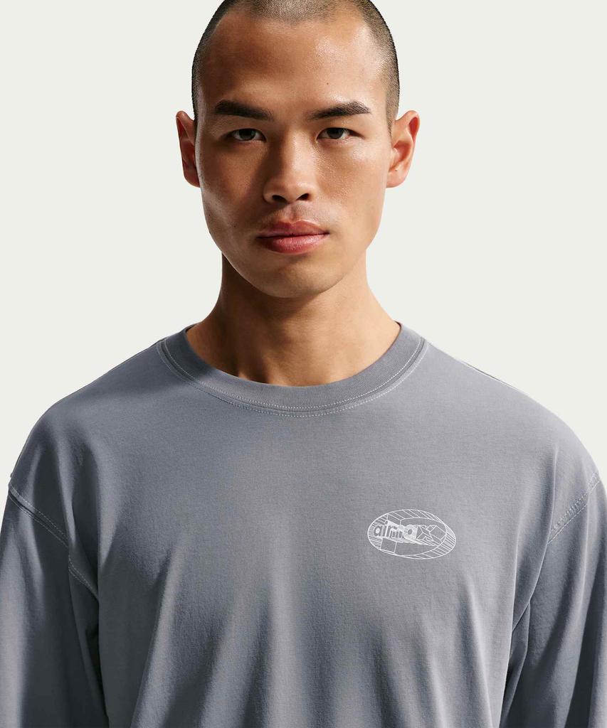 NIKE City Pack Long Sleeve T-Shirt M - Cool Grey:Grey Fog:Grey Fog / Iq3770-065