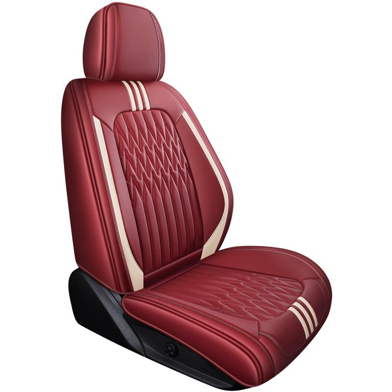 Universal Leather Car Seat Cover: Easy-to-Clean, Four Seasons Use