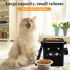 Cat Dog Food Storage Container Airtight Metal 6L Large Capacity with Lid and Spoon Pet Treats Storage Bucket Pet feed container