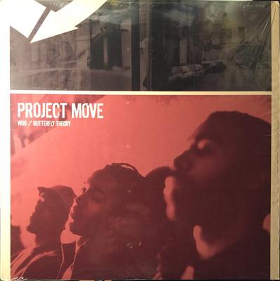 12-Zoll Schallplatte PROJECT MOVE - Woo / Butterfly Theory TEG1933 Sun Moon Record 2004 US Rap & Hip-Hop/R&B Gebraucht