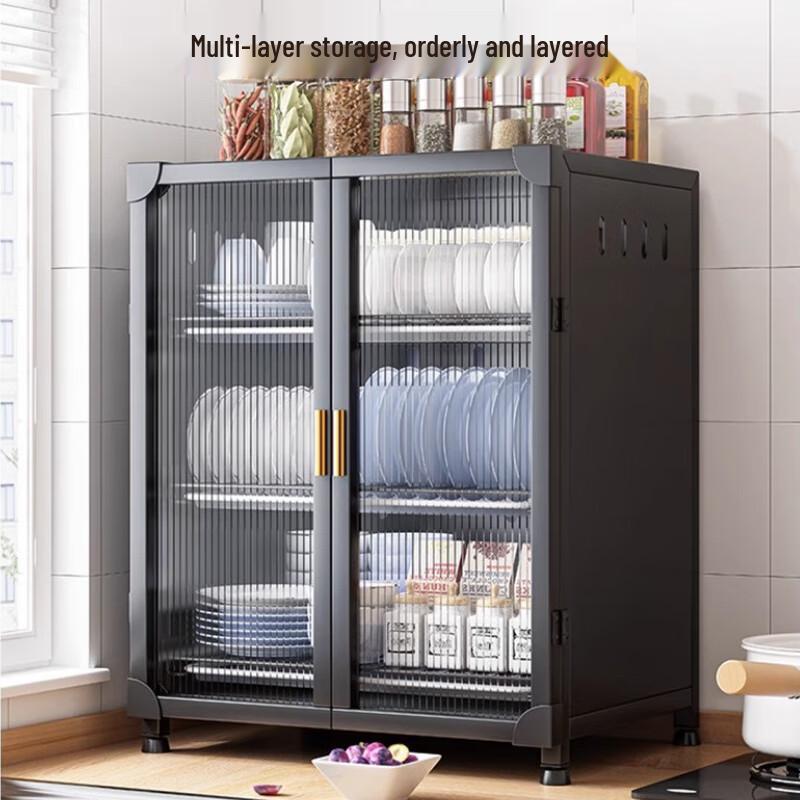 2-Tier Carbon Steel Kitchen Dish Rack