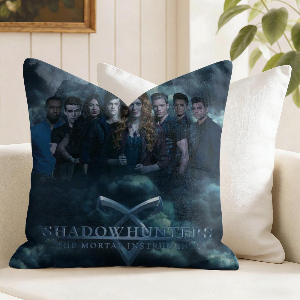 Drama SShadowhunters Cushion Cover Natural Linen Double Sided Print Throw Pillow Case for Sofa Couch Home Decor