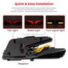 Left & Right Rear LED Tail Light Assembly PMMA 1 Pair PMMA Accessory Fit For CAN-AM Maverick MAX Turbo RR - XDS SAS 2025 2026