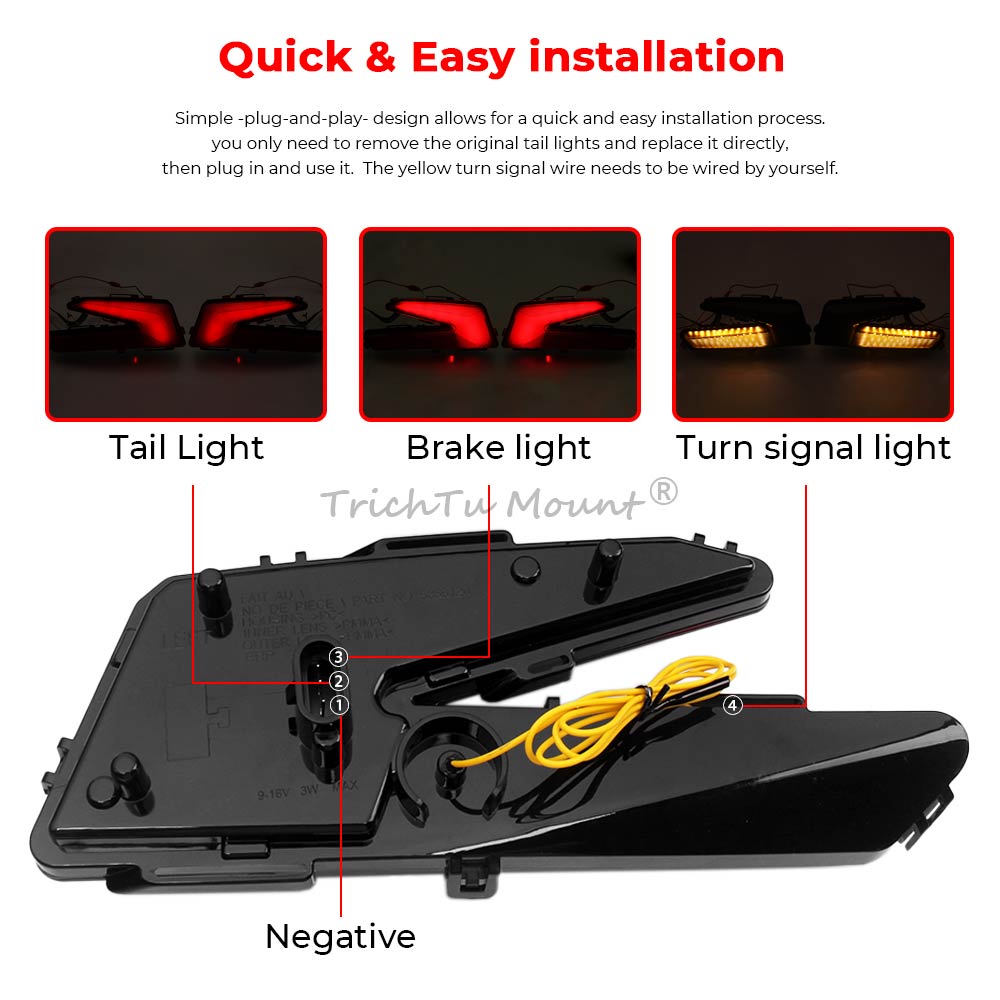 Left & Right Rear LED Tail Light Assembly PMMA 1 Pair PMMA Accessory Fit For CAN-AM Maverick MAX Turbo RR - XDS SAS 2025 2026