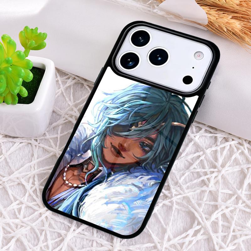 Genshin Impact Kaeya Phone Case for iPhone 17 Air 16 15 11 12 14 13 Pro Max Shockproof Cover