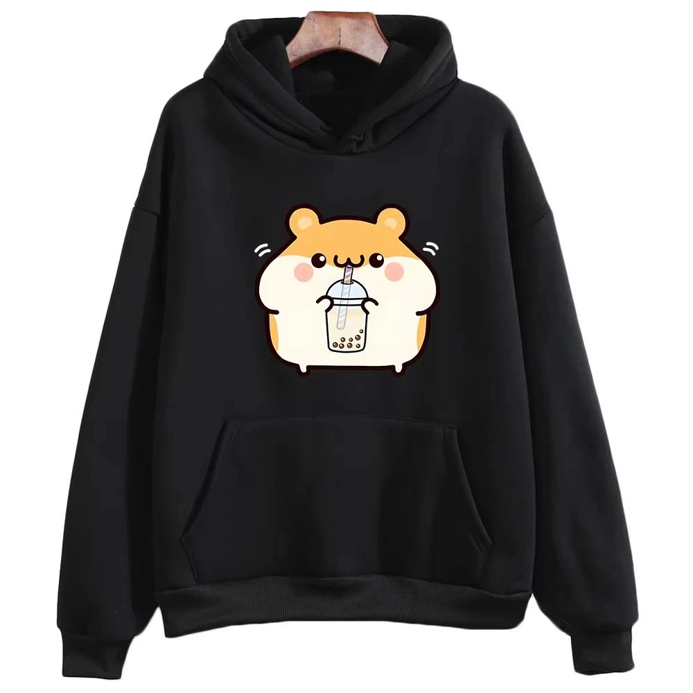 2025 Chainsaw Anime Women Hoodies Sweatshirt Harajuku Female Autumn and Winter Pullover Casual Streetwear Clothes Tops Leisure F