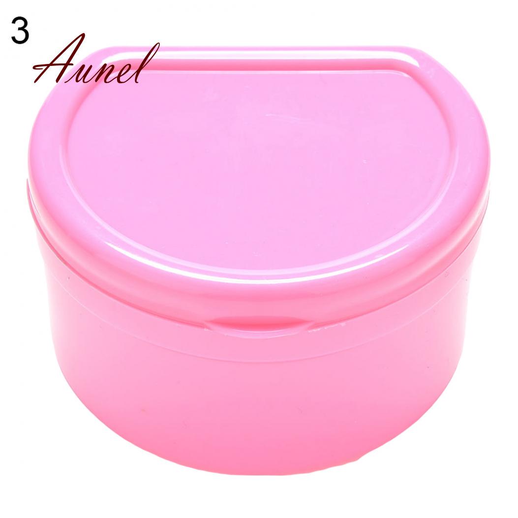 

Модный 1 шт. стоматологический ортодонтический фиксатор коробка для хранения зубных протезов контейнер для капы розовый