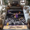 Kobe Personalized Text Area Rug Perfect For Balcony Dining Room Dormitory Study Room Antislip Rug Decorate Offices