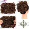 LARGE Comb Clip In Curly Hair Extension Synthetic Hair Pieces Chignon Women Updo Cover Hairpiece Extension Hair Bun