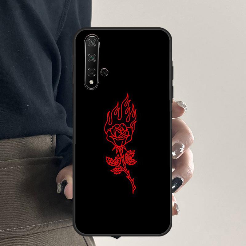 

Red Doodles Aesthetics Quotes For Huawei Nova Y70 Y90 Y60 Y61 Y91 Y72 9 10 SE 12i 12s 11i 5T P60 Pro P20 P30 P40 Lite Case Huawei Nova 12i