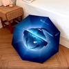 1 PC Automatic Folding Umbrella - Cartoon Pattern, Portable & Foldable Design with 45 Ribs, Christmas Birthday Gifts