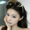 2026 New Metal Small Frame Cat's Eye Sunglasses Women's Fashion Versatile Premium Sensitive UV Protection Sunglasses