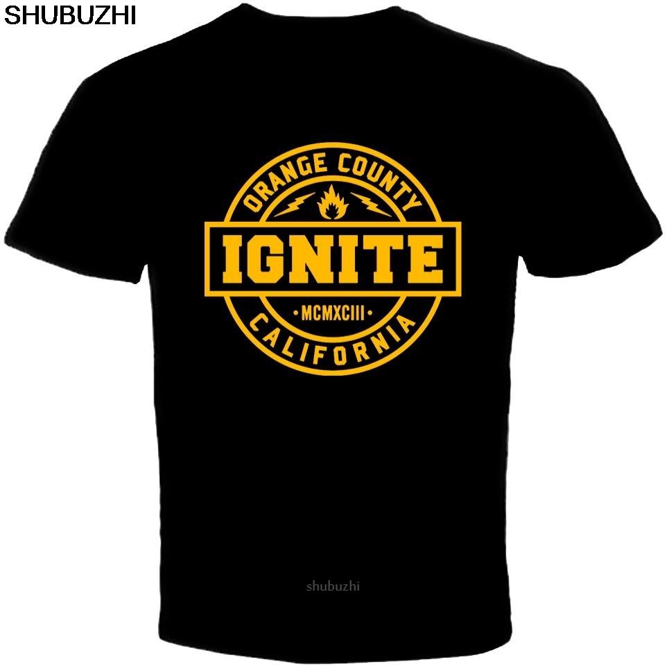 Ignite Orange County California Mcmxciii T Shirt Cool Casual Pride T Shirt Unisex Unisex Fashion Tshirt Funny Sbz8177