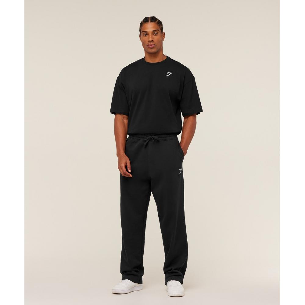 Gymshark CresT Oversized T shirT Gs Black A4c5a Bb2j