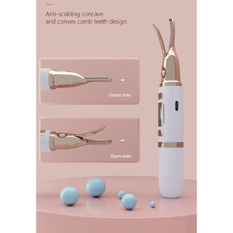 Concentrated eyelashes Styling Tool With Ergonomic Design And Temperature Control For Safe Usage