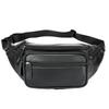 Kuskinn Herreveske Mobiltelefon Midjeveske Ekte Lær Crossbody-veske Multifunksjonell Sportslig og Casual Crossbody Brystveske