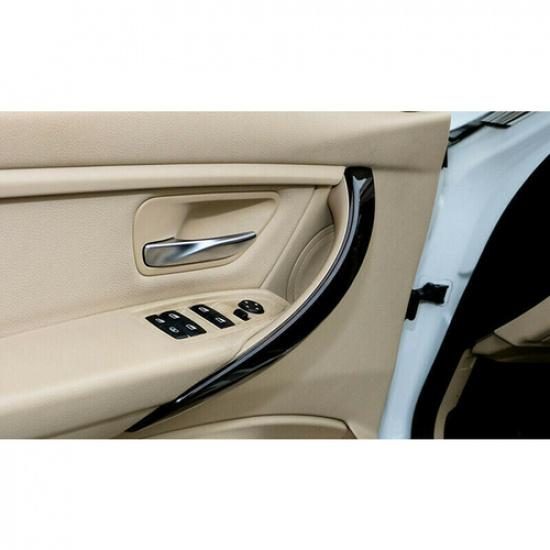Set Beige Yellow Color Car Inner Door Handle ide Trim For BMW 3 4 F30 F32 F80