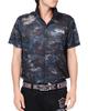 Norton Golf Polo UV Camo Mesh Size M Shirt, Dry, Protection, Print, Shirt, Charcoal, (222NN1200)