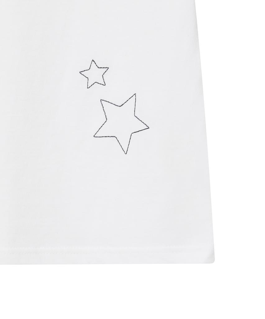 BAUF B Star Slim Fit T-Shirt [White]