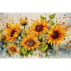 Zonnebloem Stilleven Aquarel Schilderij Natuur Poster Canvas Olieverf Schilderij Prints Muurschildering Woonkamer Huis Decoratie