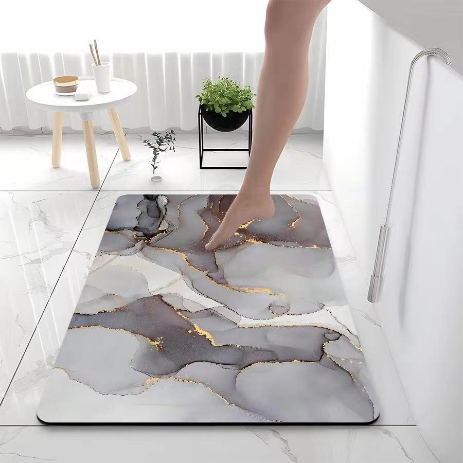 Bathroom Absorbent Floor Mat Toilet Door Mat Household Door Mat