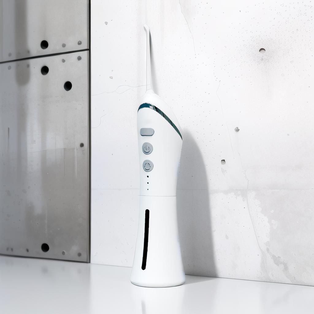 Wiederaufladbarer, wasserdichter elektrischer Mundduschen-Zahnseide-Irrigator mit IPX6-Schutz, Wasserstrahl-Zahnseide-Gerät, kabellose elektrische Munddusche mit Wasserpumpe