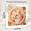 Pearl painting kit DIY fox animal artwork. home or office wall decoration