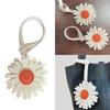 Handcraft Leather Key Holder With Florals Designs Versatile Unisex Accessory for Keys Backpacks Purses