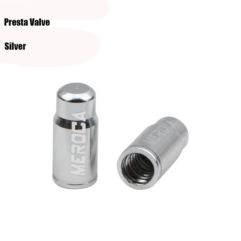 2pcs Aluminum Bicycle Tire Valve Cap Ultralight Mountain Road Bike Valve Cap Schrader/Presta Tire Valve