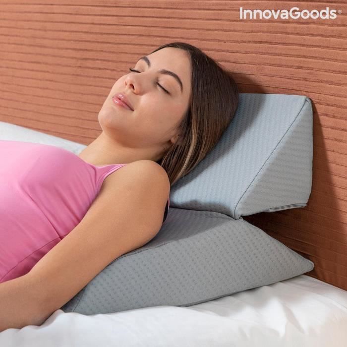 Pillow - InnovaGoods - Threllow - Triangular - Memory Foam - Medium Comfort