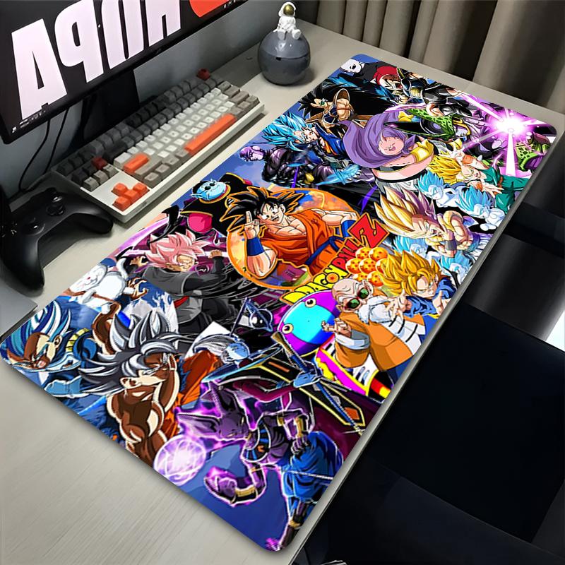 Mousepad Anime Dragon Ball Z Kawaii Dbz Desk Mat Gabinete Gamer Computer Desk Mat Keyboard Gaming Accessories Xxl Mouse Pad