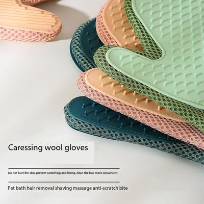 Pet Cat Petting Glove Magic Tool, Cat Comb To Remove Loose Hair, Dog Brush For Bathing, Carpet Lint Remover, Cat Hair Scraper.