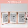 5 7 And Inch Double Sided Transparent Fold Dual Photo Frame For Decor Home