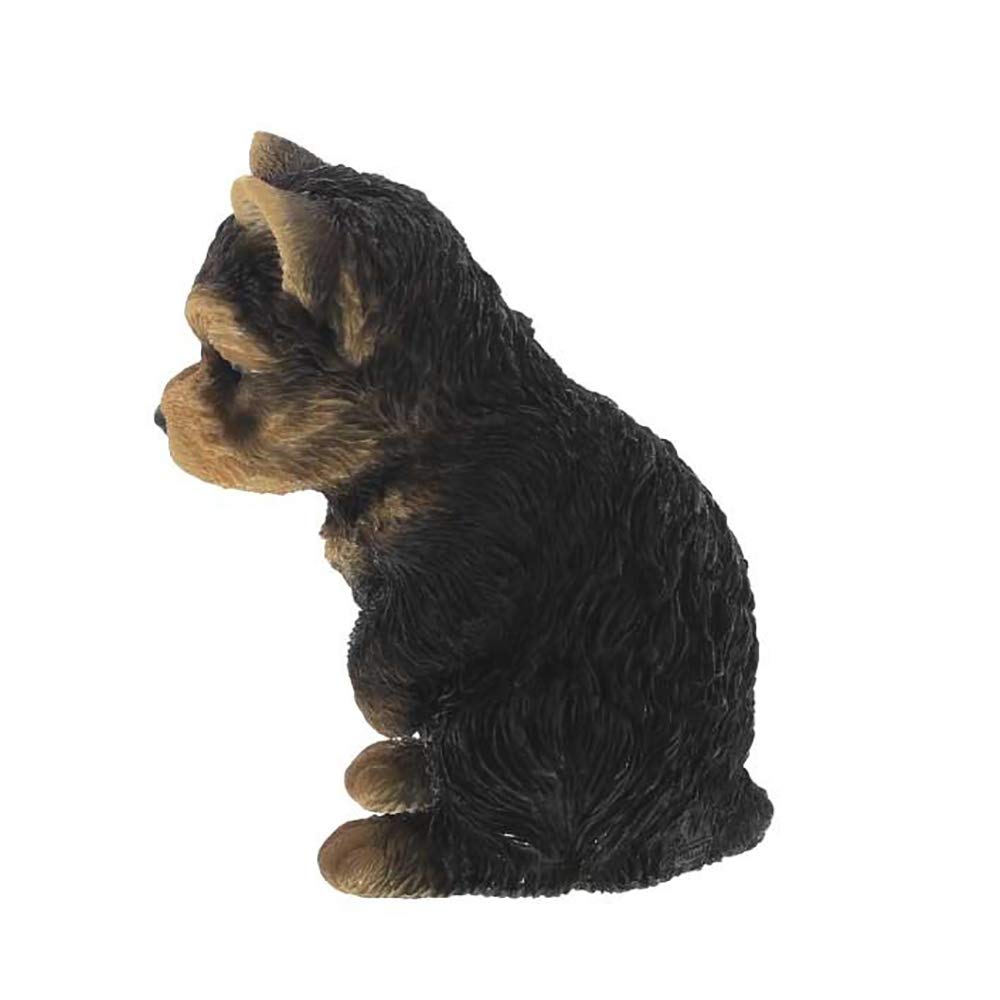 Black Red Stone Bowing 18 X 10 X 15 Figurine, Yorkshire, Approx. Cm, QY-168