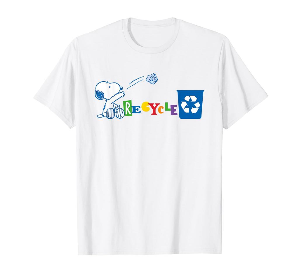 PEANUTS Snoopy Recycled T-shirt