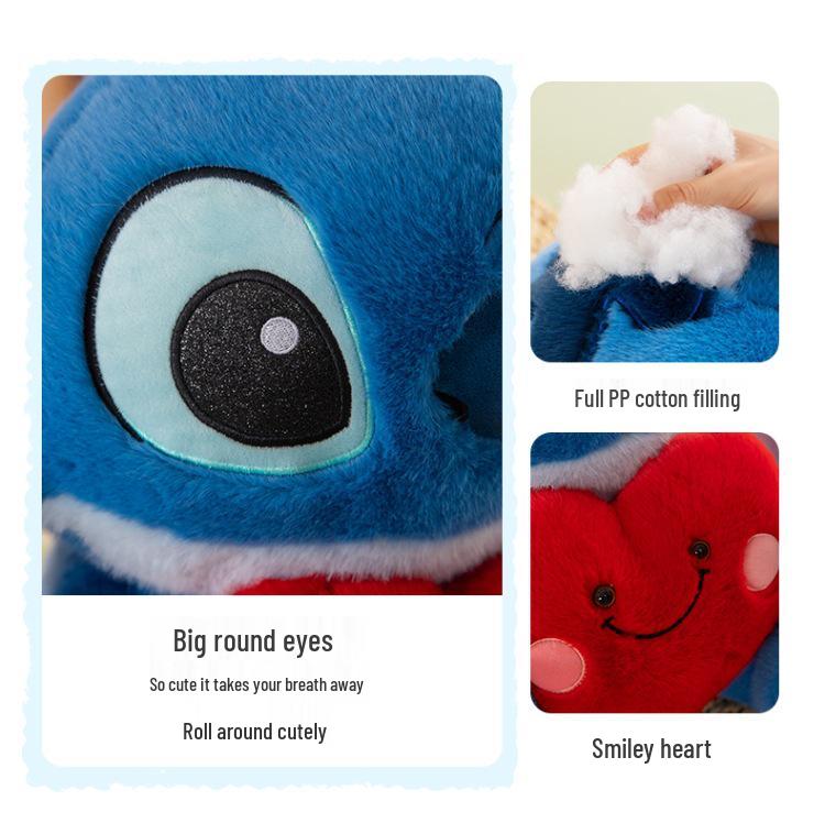 Cross-border Love Plush Heart Doll - Hugging Stitch Figure