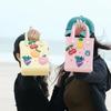 Charms Beach Bag Rubber Waterproof Female Shoulder Handbag  Crossbody Messenger Travel Pool Women Tote Sac Bag Gift