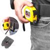 Universal Tape Measure Safety Clip With Detachable Carabiner Loop Measure Belt Attachments For Tool Belt Accessory