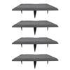 Stepping Stone with Ground Stakes Polypropylene Resin Weatherproof Garden Decor Stepping Stone for Lawn Outdoor