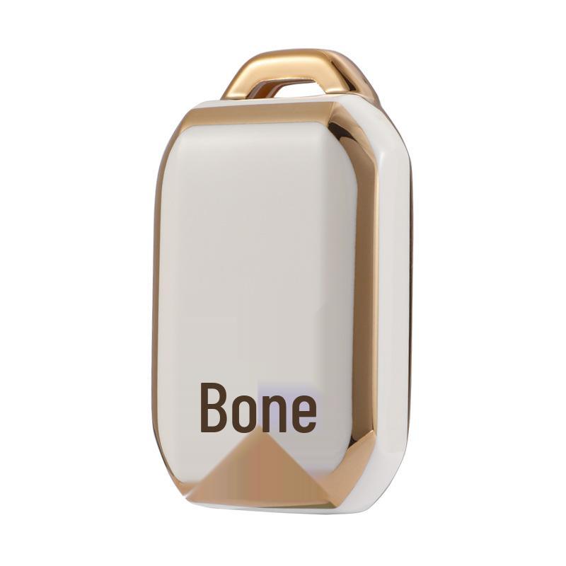 Goldrand TPU Weichgummi Schlüsselhülle für Suzuki Jimny 3-Knopf-Modell