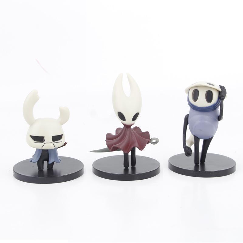 6 Stück Hollow Knight Anime Figur Seidenlied Der Ritter Wespe Zote Made Käfer Figur Puppe Sammlung Figur Modell Spielzeug Geschenk