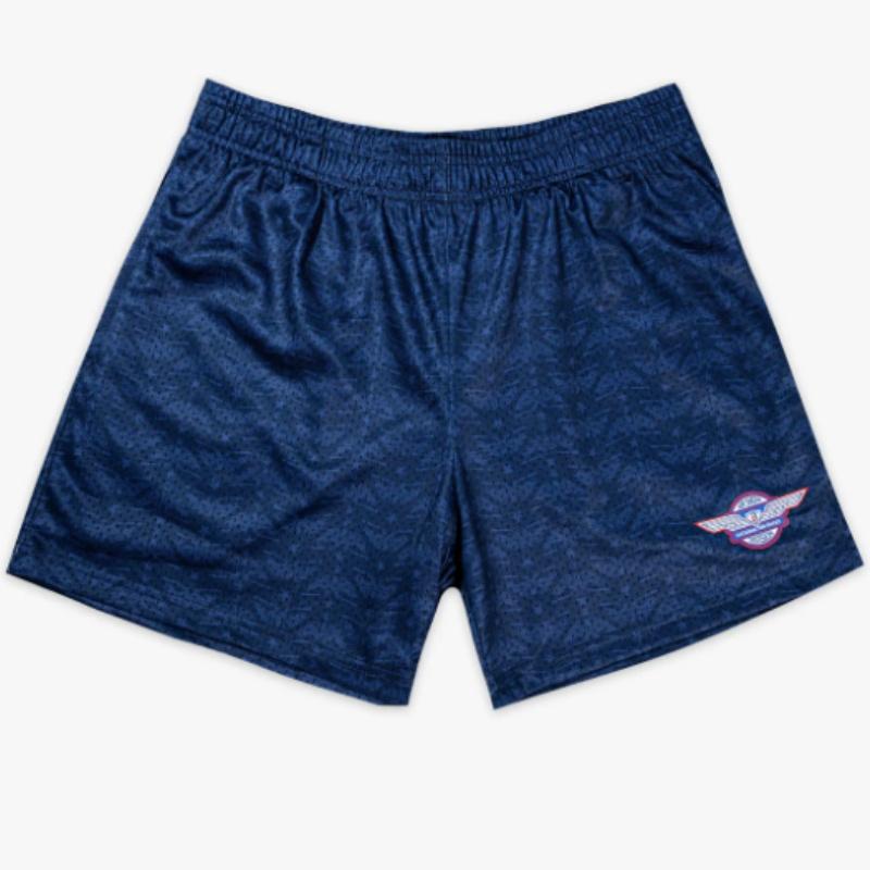 Men s stylish printed beach shorts with flame pattern print M
