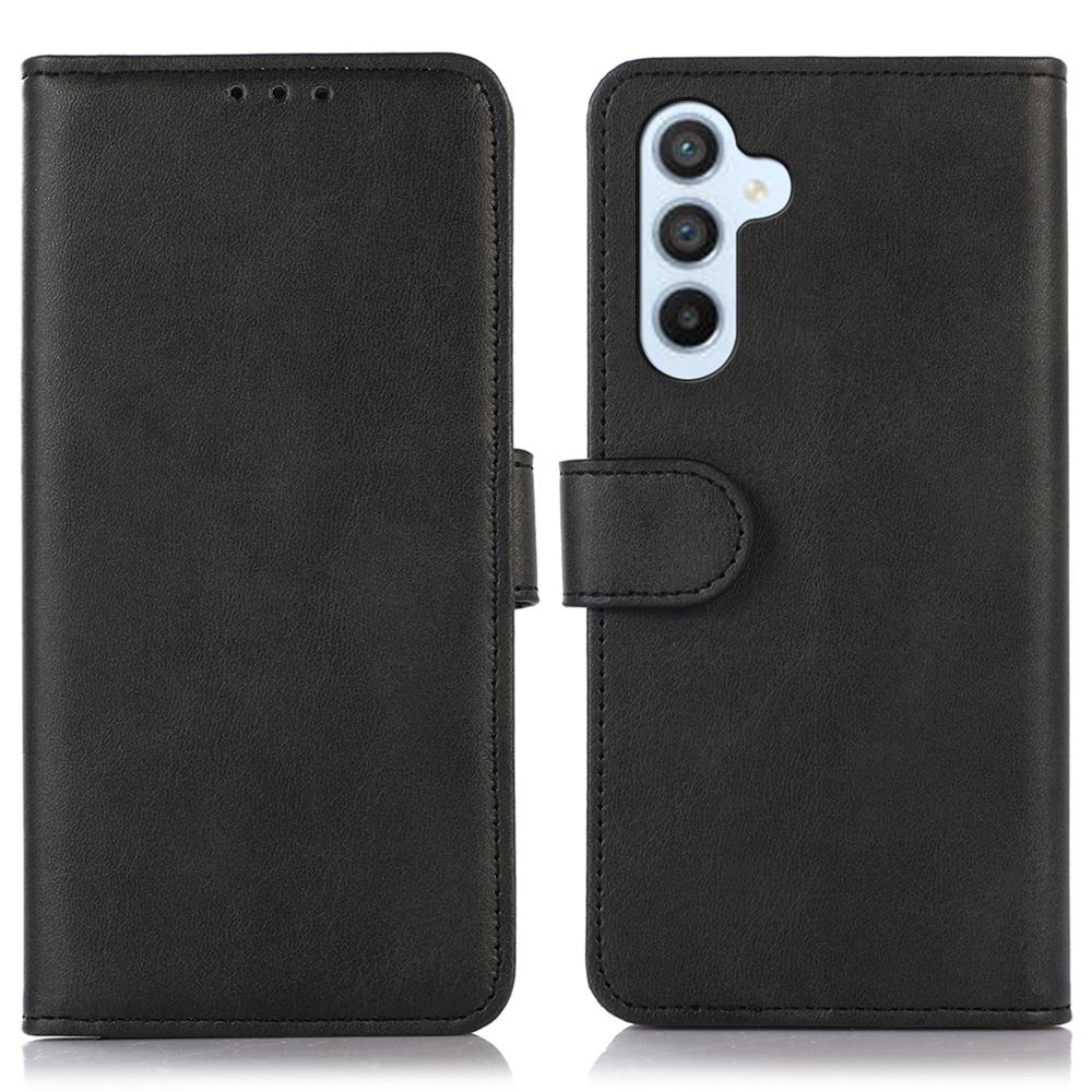 Etui dla Samsung Galaxy A36 5G Skórzane etui portfelowe z teksturą skóry bydlęcej ze stojakiem