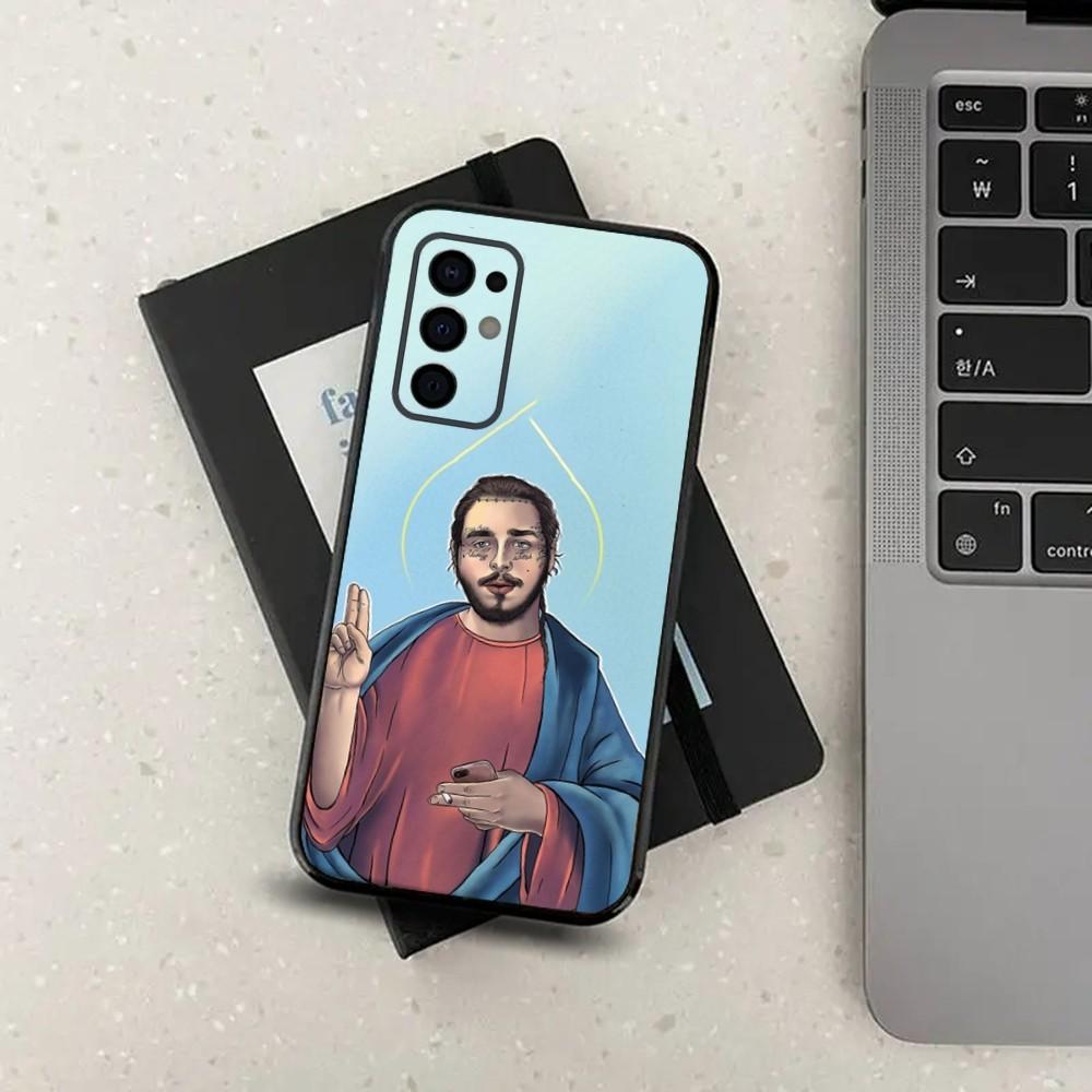 Post M-Malone Singer Phone Case For Samsung S24,S21,S22,S23,S30,Ultra,S20,Plus,Fe,Lite,Note,10,9,5G Black Soft Cover