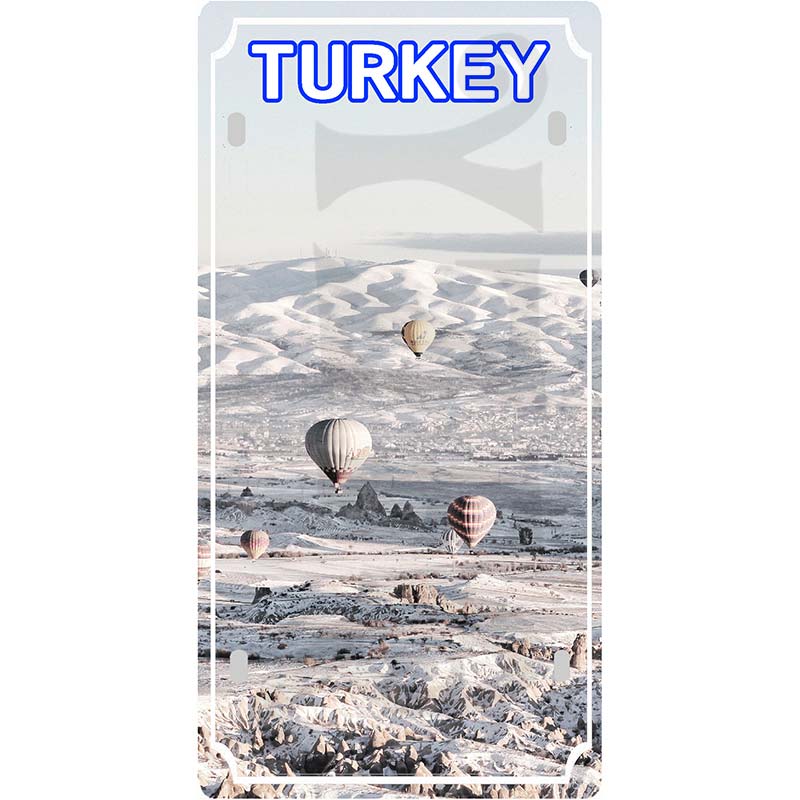 YZFQ Стамбул Турция Путешествия Город Металлическая Вывеска Постер Табличка Для Стены Ресторан Бар Ремесло Домашний Декор 30x15см DC-1612A 20x30cm（7.8x11.8inch）