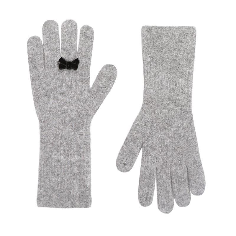 

Зимние термоперчатки мужские шерстяные перчатки-бантики женские уличные холодо- и ветрозащитные велосипедные перчатки женские серый