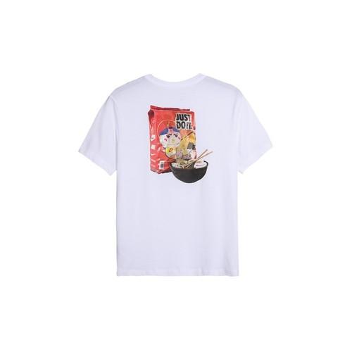 Nike Men's Retro Cartoon Print Short-Sleeve T-Shirt In White