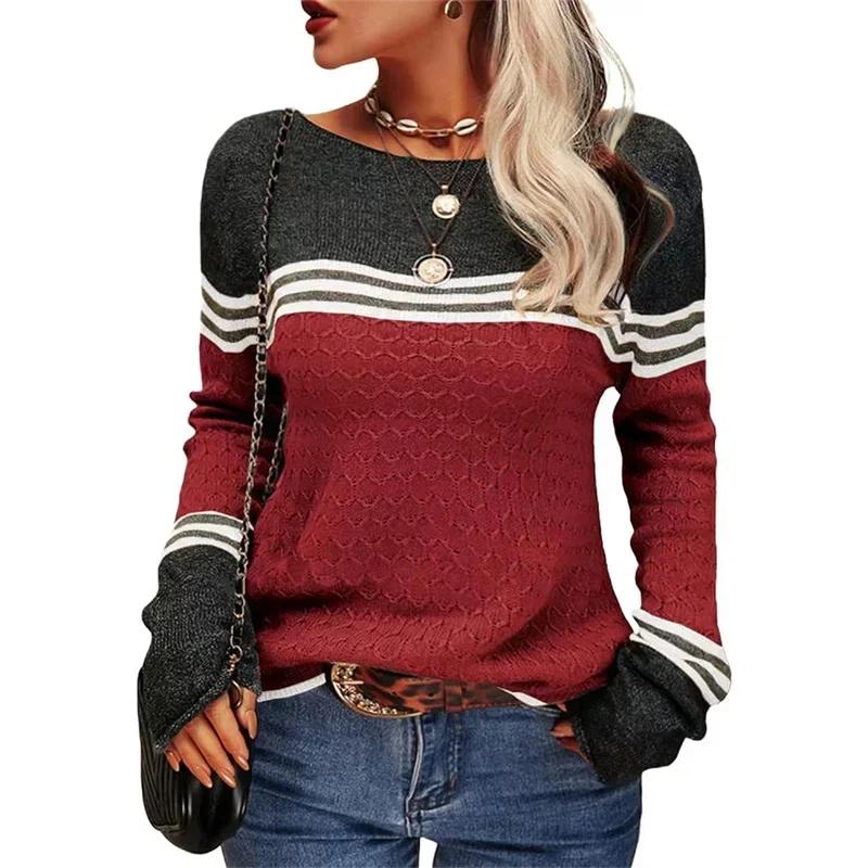 Sweater for Women Winter Thickened Pullover Warm Knitted Stretchy Long Sleeve Oversize Jumper Sweater Tops