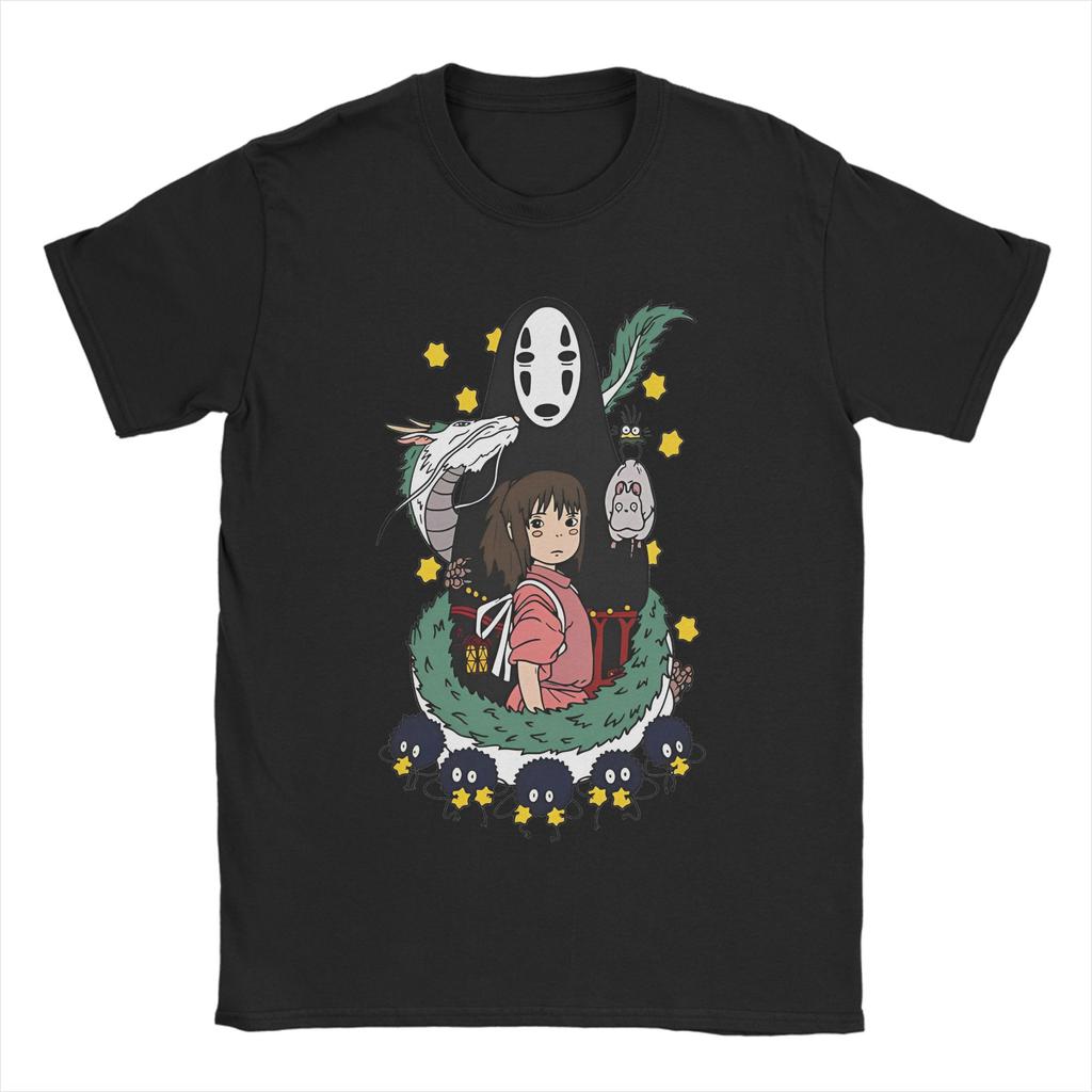 Unisex TShirt Susuwatari Soot Sprites MMononoked Vintage 100 Cotton Tee Shirt Short Sleeve Aways Princessed T Shirt Clothing