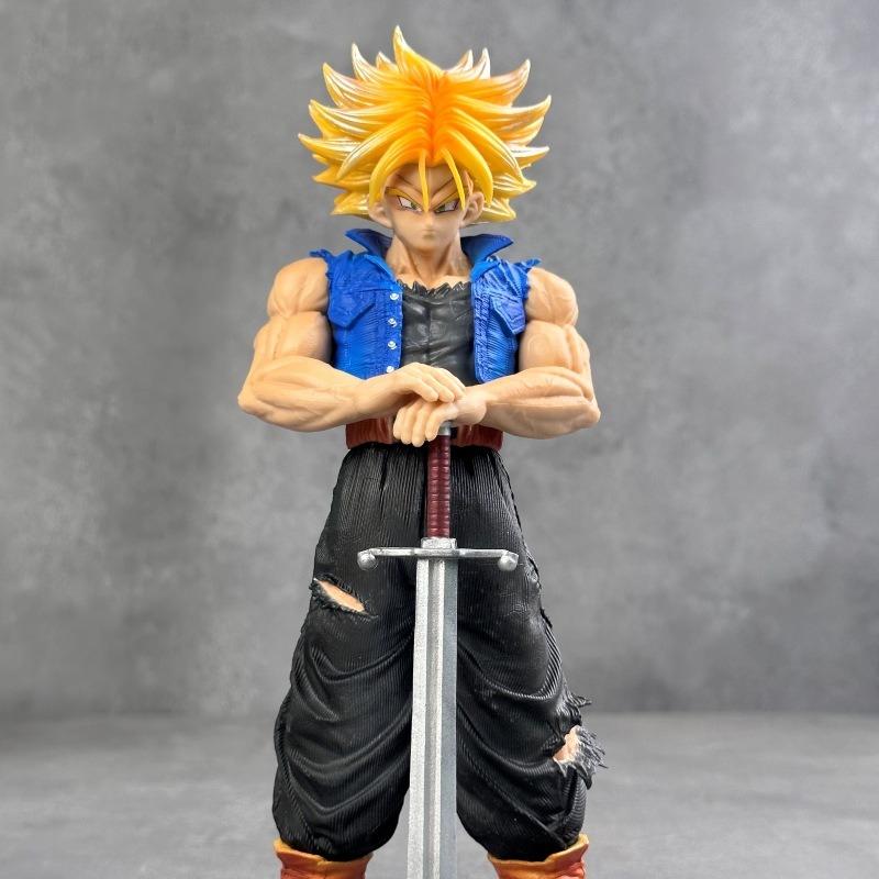 25cm/9.84in Anime Dragon Ball Z Model Trunks Action Figures Pvc Statue Collection Figure Toys for Children Gifts Premium Quality